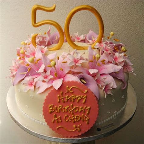 Glam 30th birthday cake butterfly bake shop in new york. 50th Birthday Cakes For Female Birthday Cake - Cake Ideas ...