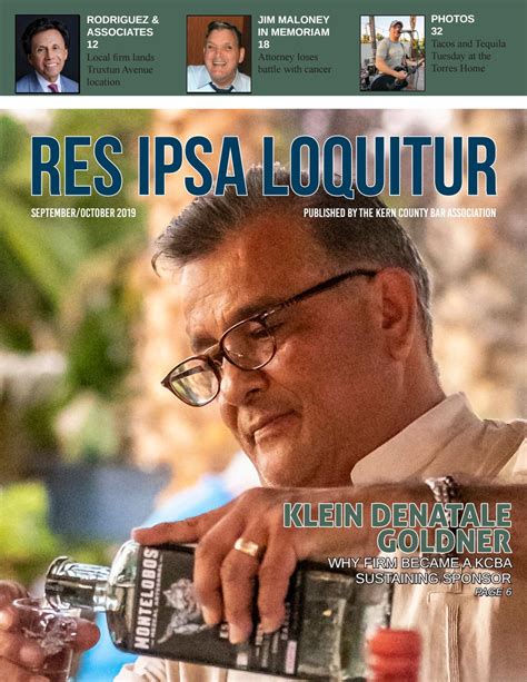 The doctrine is applied to tort… … Res Ipsa Loquitur, September/October 2019 by ...