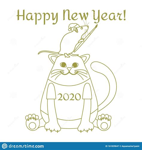 Well, that is a question with many possible answers, but this version involves an emperor, a race and an untrustworthy rat. Chinese New Year Cat, Rat Symbol 2020 Calendar Stock ...