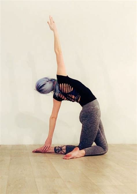 However, in this gracefully executed posture, one might overlook the degree of flexibility. Pin on pretty poses {yoga}