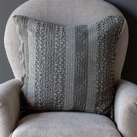 Heathered Waffle Weave Pillow, Grey Min 2 - Hillcrest Collections ...