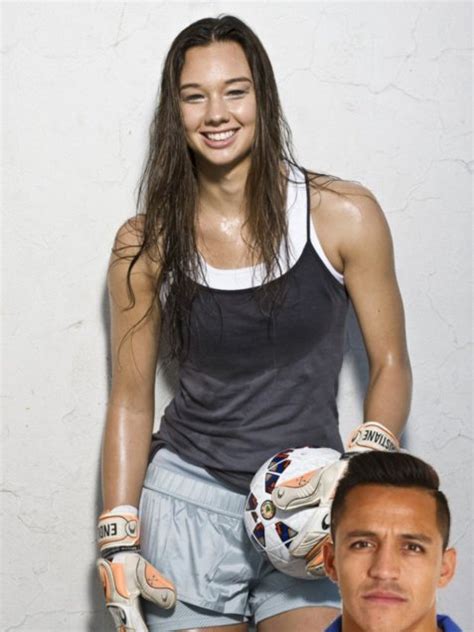 Tiane endler es una de las mejores del mundo (foto: Publicidad de Alexis Sánchez y Christiane Endler con la ...