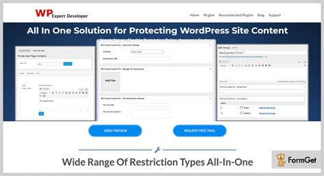 7+ Restrict Content WordPress Plugins 2021 | FormGet