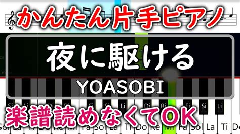 共通の屋根の下, 料理, 21世紀, 愛の三角形, ブラザーズ. 【ピアノ簡単】片手で弾ける 夜に駆ける - YOASOBI【ゆっくり ...