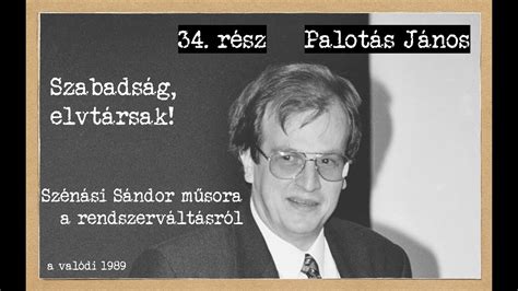 Nem elég, hogy az önkormányzatokat büntetné az iparűzési adó felfüggesztésének terve. 30 éves a rendszerváltás #34: Palotás János - YouTube