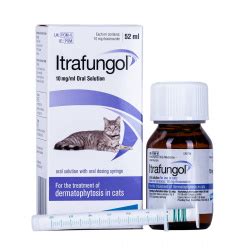 Itrafungol contiene itraconazolo, un antimicotico triazolico di sintesi ad ampio spettro con elevata attività contro dermatofiti (trichophyton spp, microsporum spp.), lieviti (candida spp., malassezia spp. Buy Itrafungol 10mg/ml Oral Solution from £71.99 - UK Pets