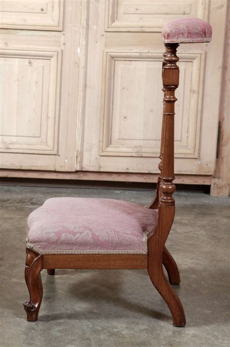 Rejuvenation is a classic american lighting lovely little vintage camel saddle stool or footrest. Antique French Walnut Prayer Kneeler at 1stdibs