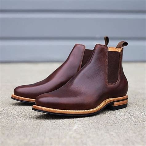 Darker navy suits require dark brown chelsea boots. Smooth Moves. The Chelsea Brown Chromexcel @vibergboot | Sneakers men fashion, Mens shoes boots ...