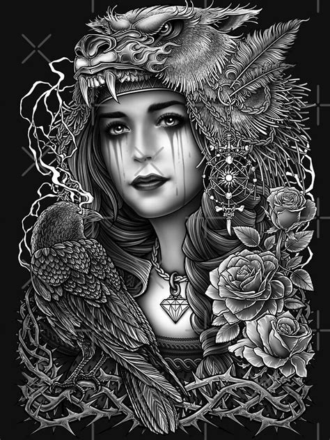 Aztec tattoos celebrate the culture of the aztec people and the animal or deity depicted in the tattoo. Aztec Tattoo Mexican Girl in 2020 | Lion art tattoo ...