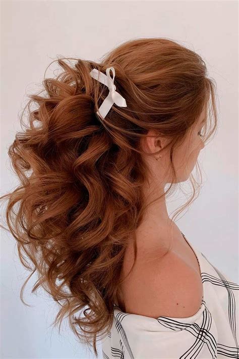 One of the biggest benefits of half up hairstyles (on natural curly hair) is that they are so quick to create and in most cases don't require a visit to the salon. 35 Best Ideas of Formal Hairstyles for Long Hair 2020 ...