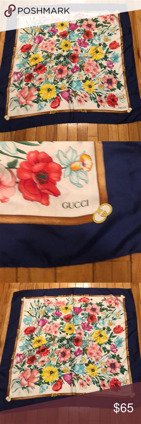 Adored by fashion fans and value seekers alike. 💯 percent authentic gucci floral silk scarf | Gucci floral ...