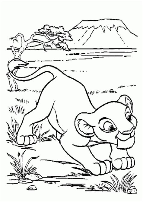 Child's play is not a waste of time! Free Printable Simba Coloring Pages For Kids