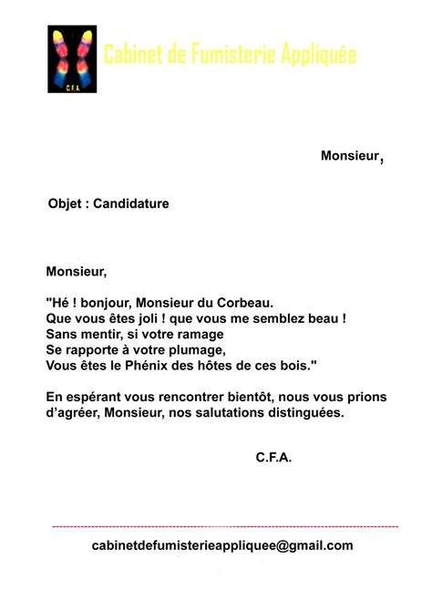 Lettre De Motivation Usine | Employment Application