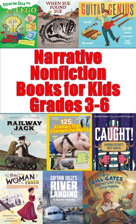 As such a book's chapters have a flow — a story structure, if you will — rather than being systematically organized by topic. Pin on Narrative Nonfiction Books for Kids: Common Core