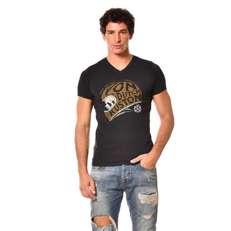 T shirt homme col v. T-shirt homme Col V Slim Fit Born - Von Dutch