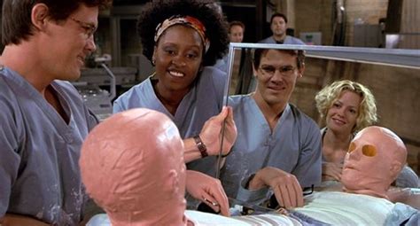 Sebastian caine decides to use himself as the subject. Hollow Man (2000) - the agony booth