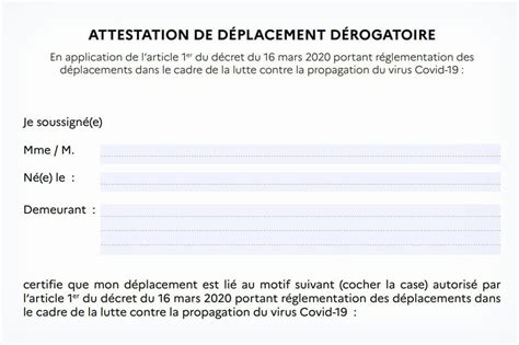 Une attestation de déplacement dérogatoire a été mise en place pour le nouveau confinement. Attestation de sortie : la nouvelle attestation de déplacement