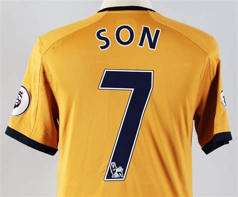 Shop for official tottenham jerseys, hoodies and tottenham apparel at fansedge. 2016-17 Son Heung-Min Game-Worn Jersey Tottenham Hotspur F ...