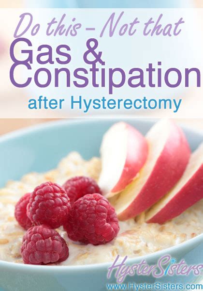Doctors perform the surgery to treat several health problems, including uterine fibroids, cancer. Do This - Not That: Gas and Constipation after ...
