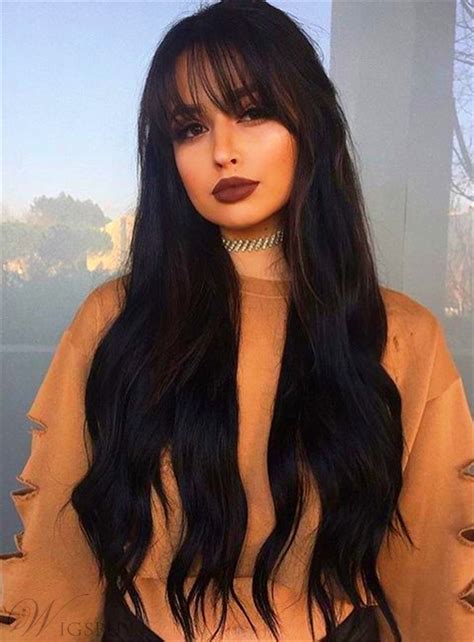 Your curly black hair will impress everyone. Waist-Length Hair Dark Brown Straight Long Smooth Carefree ...