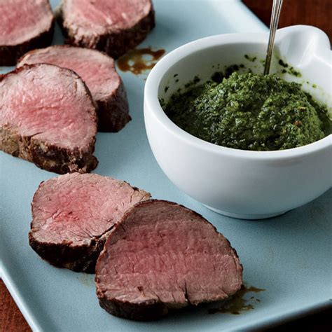 For the optional garlic butter sauce (you know you want it). Chimichurri Sauce for Beef Tenderloin - Recipe - FineCooking