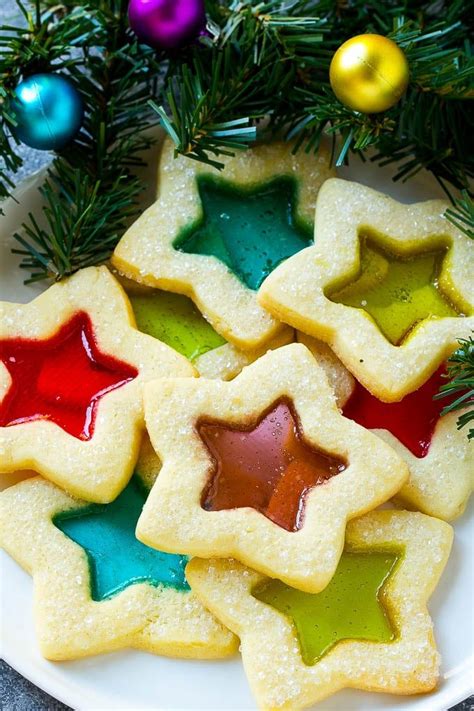 'made full recipe using 2 1/2c white flour & a cup of wheat & guess what! Stained Glass Sugar Cookies are perfect for the holidays ...