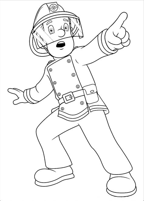 Children often really look up to these important members of our communities and love to learn about them. Fireman Sam Coloring Pages