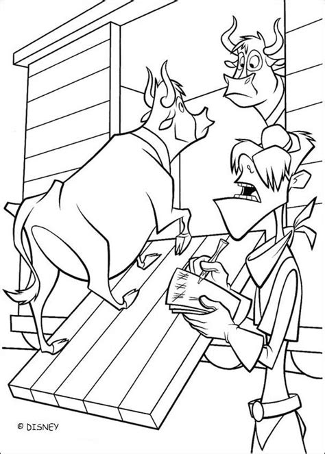Print out home on the range greeting cards and more! Barry and bob load up coloring pages - Hellokids.com