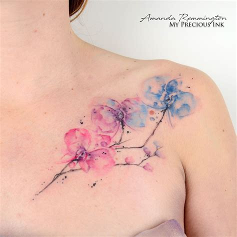 More ideas from orchid tattoo. Pin by Emily Funk on Tattoo in 2020 | Watercolor orchid ...