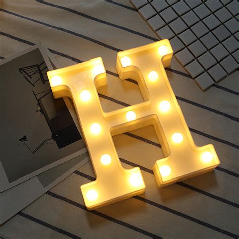 Alphabet of light ist eine lichtsprache, um freiheit zu kommunizieren. Alphabet Letter Lights LED Light Up White Plastic Letters Standing ...