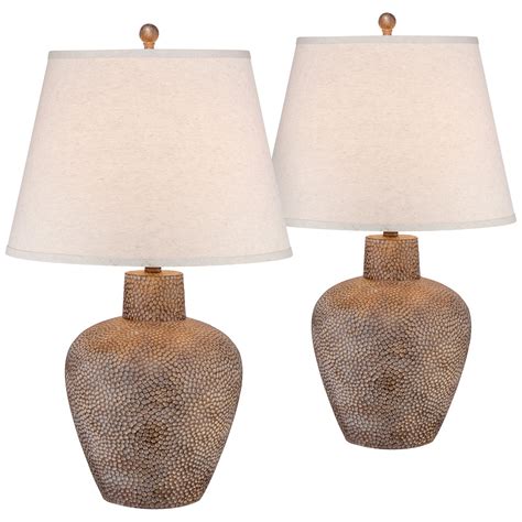 Check spelling or type a new query. Franklin Iron Works Rustic Table Lamps Set of 2 Hammered ...