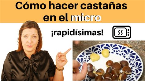 Hoy vamos a ver cómo asar castañas en el horno de casa, que sí que es muy fácil, pero hay que hacerlo. Cómo asar castañas en el microondas 🌰 - YouTube