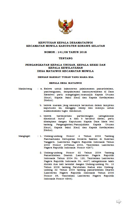 Contoh pidato bahasa berbahasa jawa ini bisa kamu gunakan untuk berbagai keperluan. Contoh SK Perangkat Desa RT DUSUN - Andri's Blog