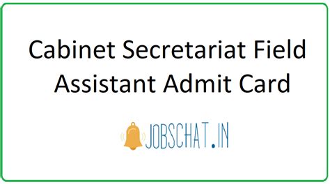 Cabinet secretariat has invited applications to recruit field assistant. Cabinet Secretariat Field Assistant Admit Card 2020 | Exam ...