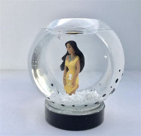 Personalized Snow Globe - Pocahantas Snow Globe - Princess Snow Globe - Shatterproof Snow Globe