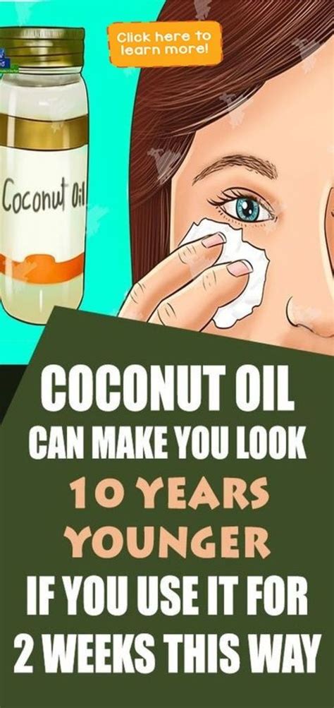 Applying shampoo or conditioner can wash away the coconut oil from your hair. Coconut Oil Can Make You Look 10 Years Younger If You Use ...