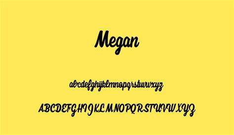 Find how email safe or web safe fonts are different from web fonts and choose the best one for fonts are an essential way to reflect your brand personality. Megan free font