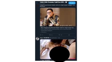 Explore tweets of fadli zon (youtube: Akun Twitter Fadli Zon Tertangkap Basah Likes Video Porno ...