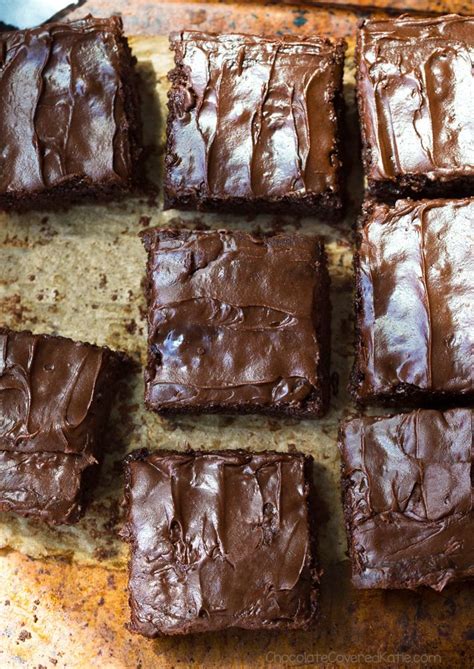 They have zero all purpose flour and are a really healthy alternative for when your sweet tooth demands attention! Super Fudgy Vegan Chickpea Brownies | Chickpea brownies ...