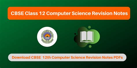 Computer studies and information technology. CBSE Class 12 Computer Science Revision Notes | Download ...