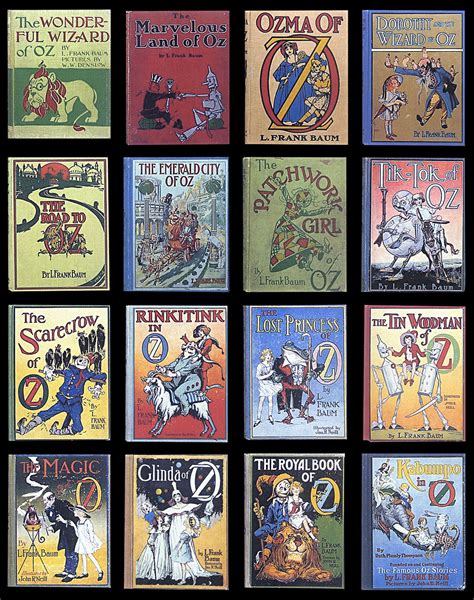 Here is the complete list of the famous forty oz books (often shortened to the ff) — the ones that most oz fans agree are true oz — along with their authors, dates of publication, and the front cover of the first edition. The Pictorial Arts: The Magic of Oz