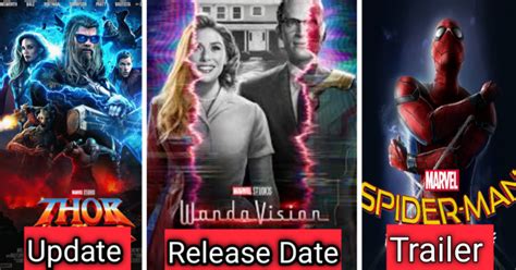 Following the release of wandavision's first trailer, the show's landing page on disney+ was disney previously announced a december 2020 release date, but now there is a sign that it hasn't been. Thor Love And Thunder | Wandavision Release date | Spider ...