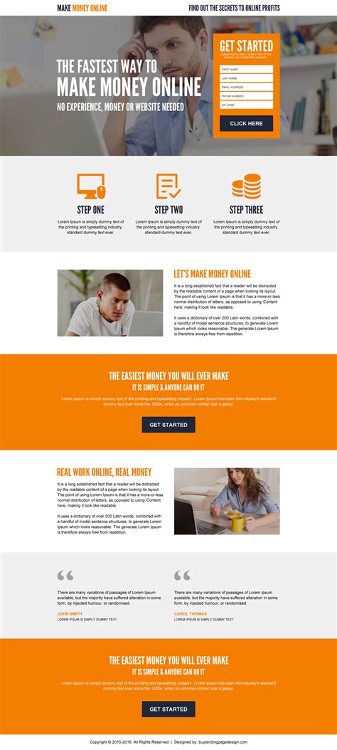 Check spelling or type a new query. Best landing pages for make money online schemes - Buylandingpagedesign.com