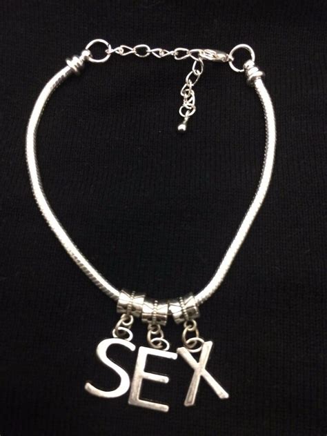 SEX Letters Anklet - Hotwife Swinger Lifestyle Jewelry ...