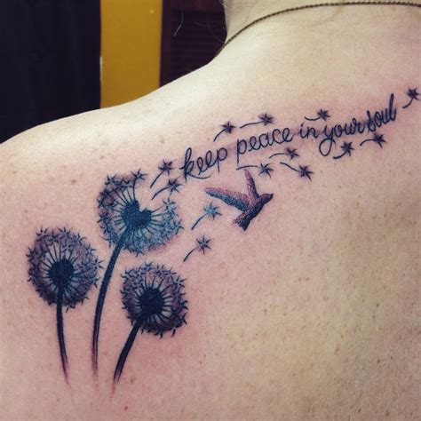 Medium desiderata poem lettering tattoo design. #desiderata #dandeliontattoo #dandelion # ...