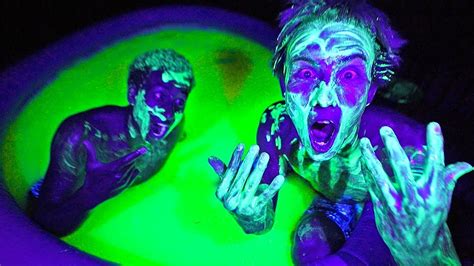 Maybe you would like to learn more about one of these? INSANE GLOW IN THE DARK POOL! *300 GALLONS* - YouTube