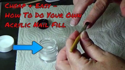 How to remove acrylic nails without acetoneshow all. Cheap & Easy How To Do Your Own Acrylic Nail Fill | Acrylic nails at home, Diy acrylic nails ...