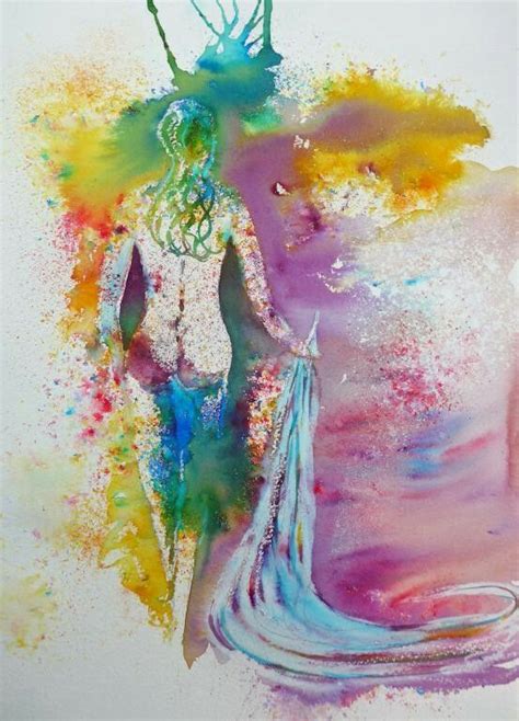 Watercolor tattoos are inspired from watercolor paintings. Pin on Brusho art by Polly Birchall