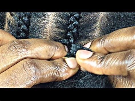 Are cornrows bad for the hair? Learn HOW TO BRAID your own hair for beginners step by ...