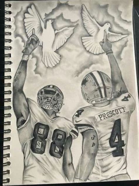 Art helps us to fill our lives with colors. #americanfootball #american #football #sketch | Dallas ...